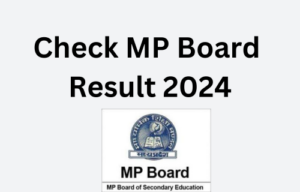 Check MP Board result 2024 online