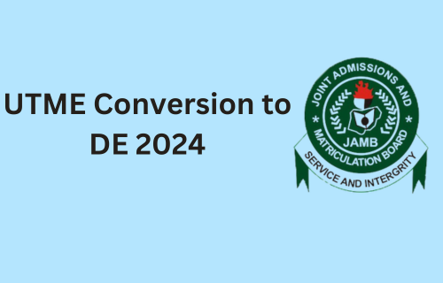 UTME Conversion to DE 2024